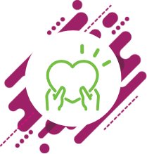 heart in hands icon